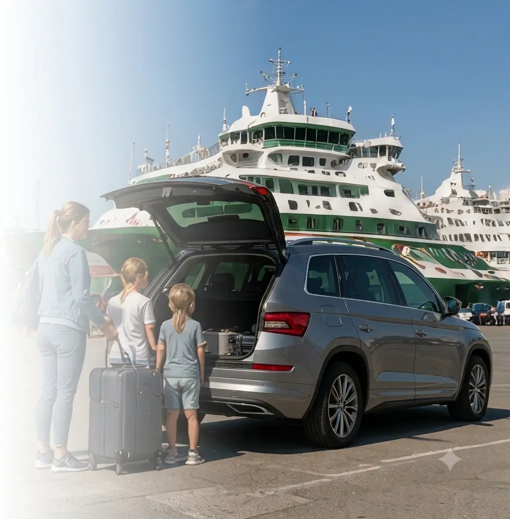 Car rental near Tallinn ferry terminal with Caround